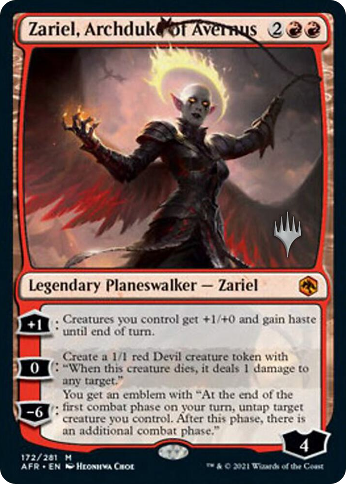 0172 Zariel, Archduke of Avernus M Promo Pack: Adventures in the Forgotten Realms