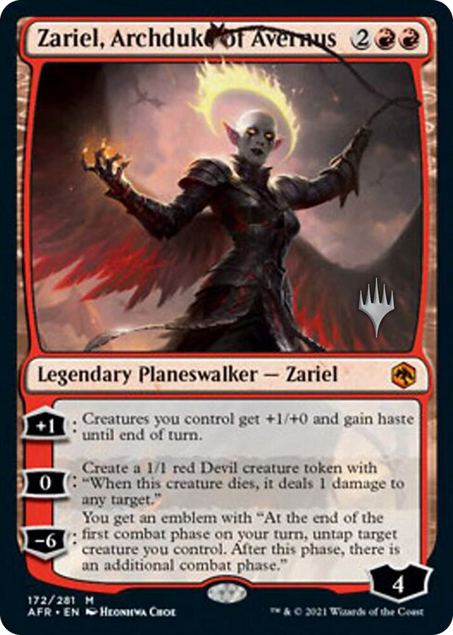 0172 Zariel, Archduke of Avernus M Promo Pack: Adventures in the Forgotten Realms