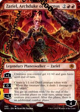 0285 Zariel, Archduke of Avernus (Borderless) M Adventures in the Forgotten Realms