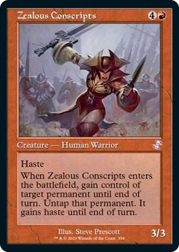 0354 Zealous Conscripts S Time Spiral: Remastered