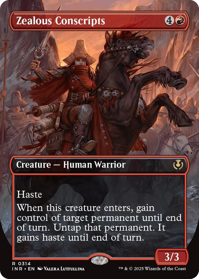 0314 Zealous Conscripts (Borderless) R Innistrad Remastered
