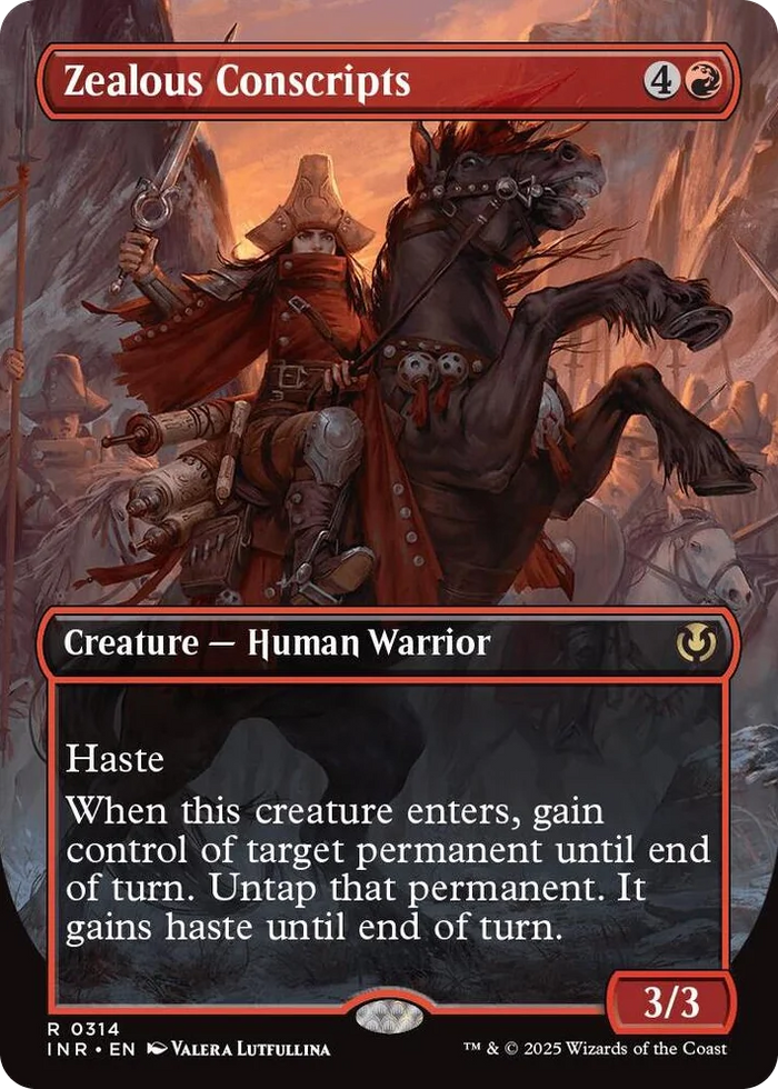 0314 Zealous Conscripts (Borderless) R Innistrad Remastered