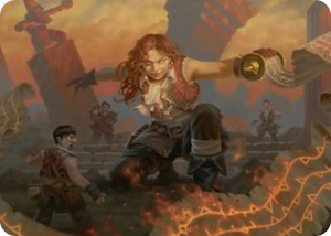 0014 Zealous Lorecaster Art Card S Art Series: Secrets of Strixhaven