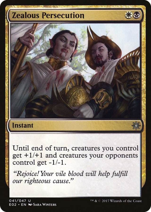 0041 Zealous Persecution U Explorers of Ixalan