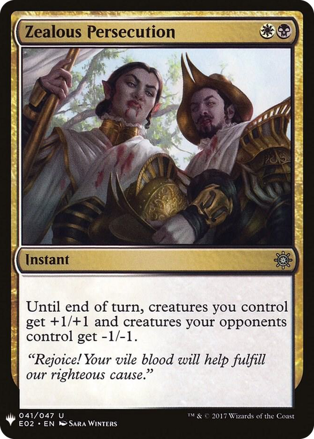 0041 Zealous Persecution U The List Reprints