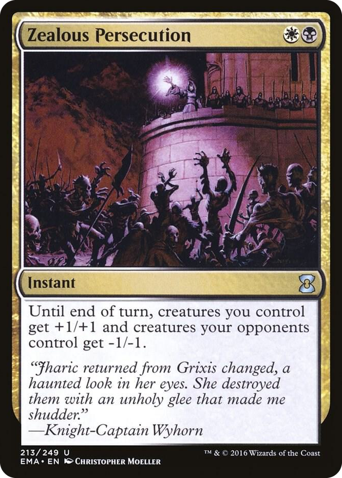 Zealous Persecution #213 U - Eternal Masters Pokemon card