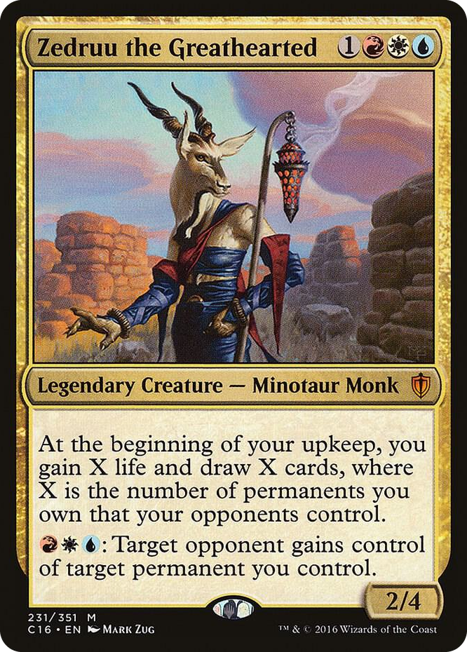 Zedruu the Greathearted #231 M - Commander 2016 Pokemon card
