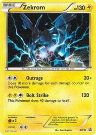 BW024 Zekrom - BW24 Promo Black and White Promos