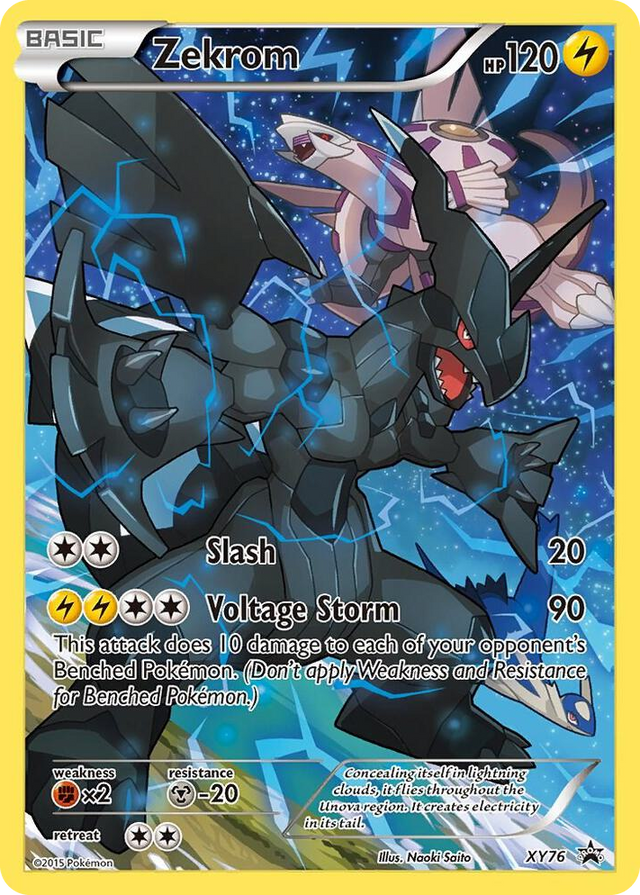 XY076 Zekrom (Full Art Promo) Promo XY Promos