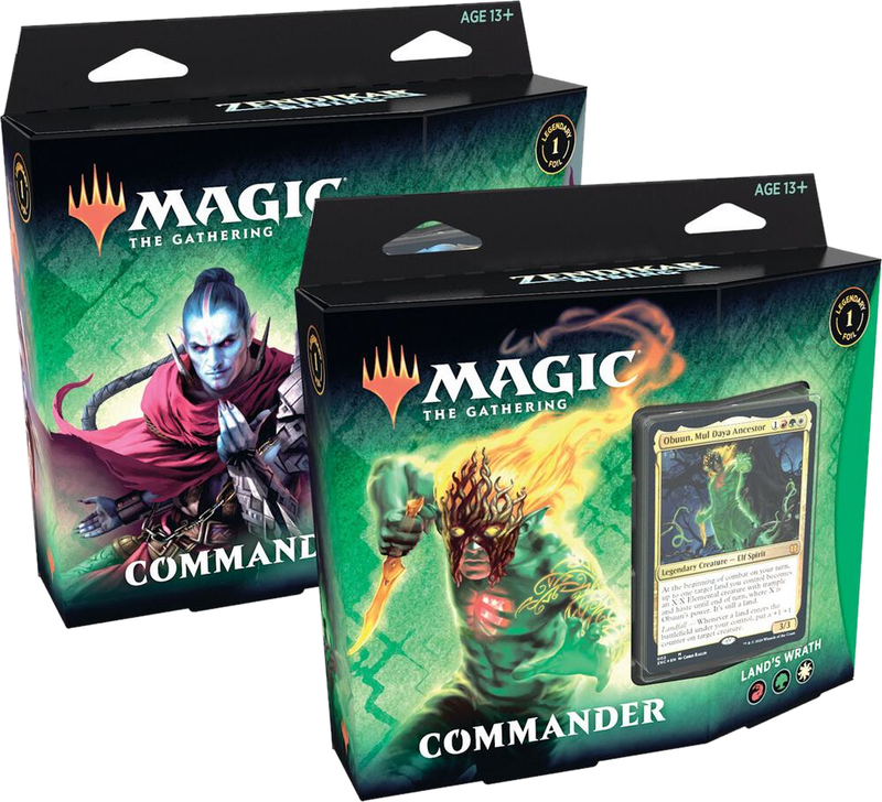 Zendikar Rising - Commander Deck [Set of 2] - Commander: Zendikar Rising sealed product