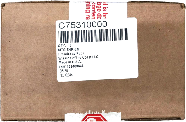 Zendikar Rising - Prerelease Pack Case
