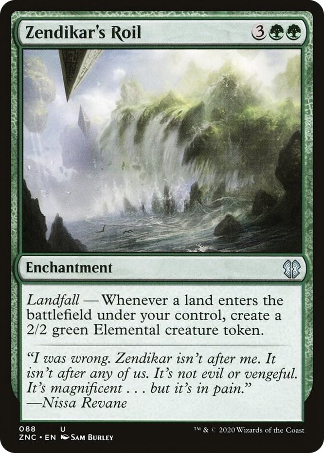 0088 Zendikar's Roil U Commander: Zendikar Rising