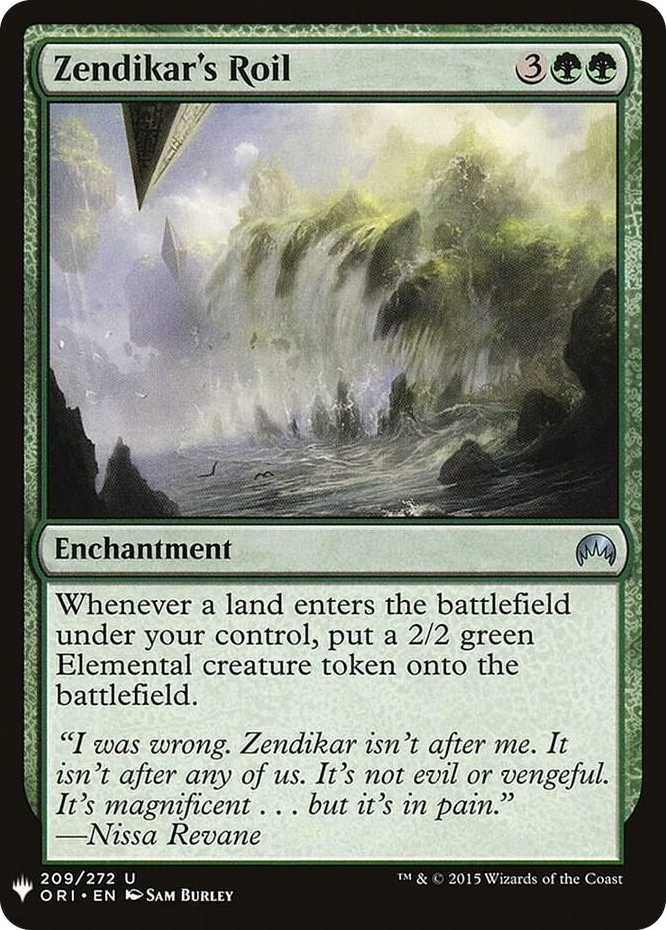 0209 Zendikar's Roil U The List Reprints