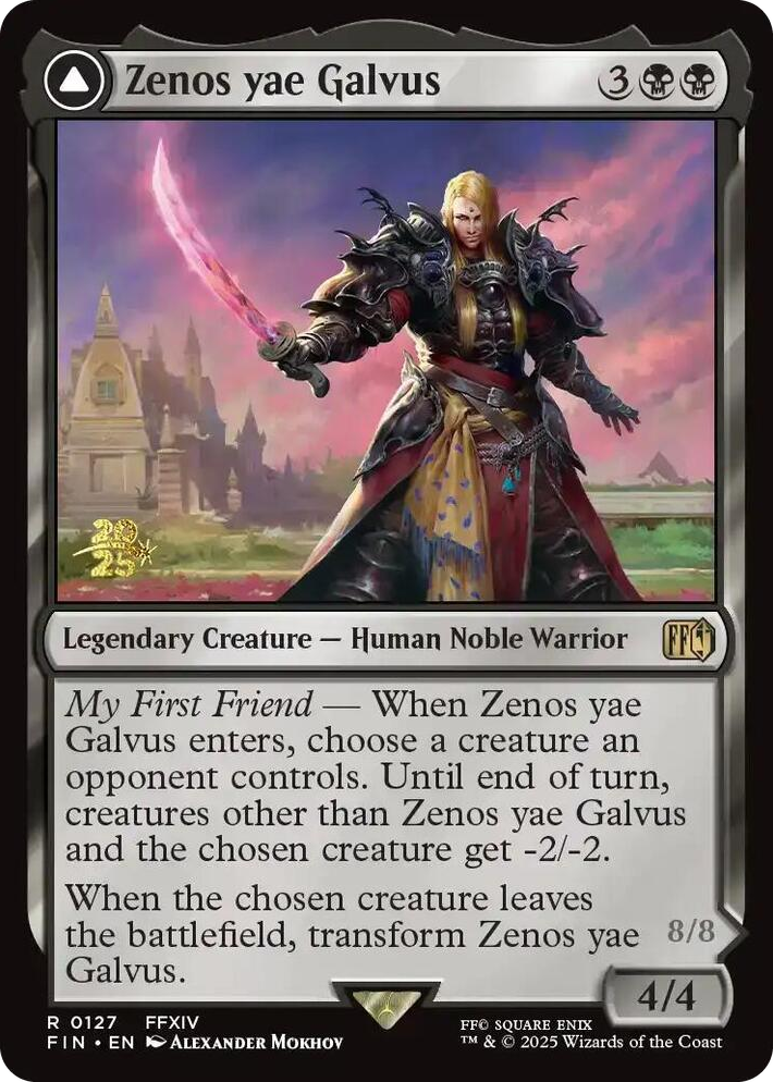 0127 Zenos yae Galvus R Prerelease Cards