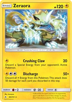 0060 Zeraora - 60/214 (SM Unbroken Bonds) (Cracked Ice Holo) Holo Rare Deck Exclusives