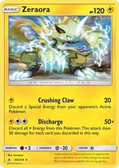 0060 Zeraora - 60/214 (SM Unbroken Bonds) (Cracked Ice Holo) Holo Rare Deck Exclusives