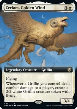 0081 Zeriam, Golden Wind (Extended Art) R Commander: Dominaria United