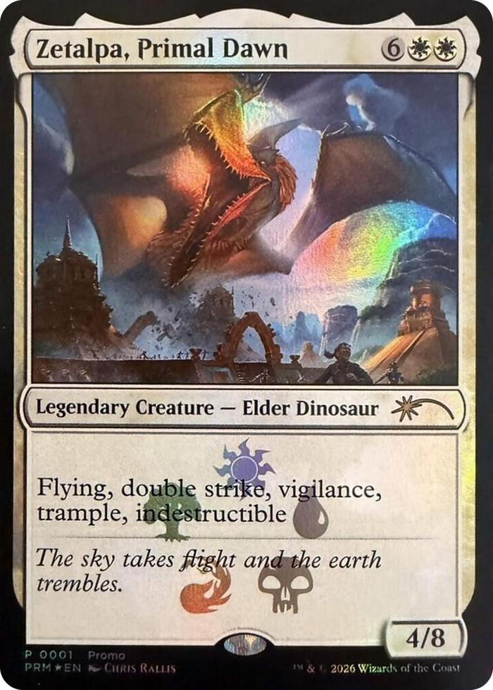 Zetalpa, Primal Dawn #1 R - Media Promos Pokemon card