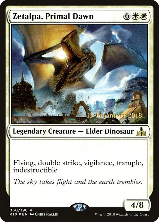 0030 Zetalpa, Primal Dawn R Prerelease Cards
