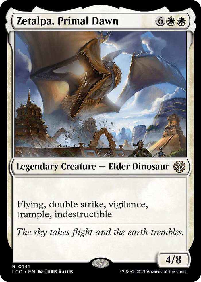 Zetalpa, Primal Dawn #141 R - Commander: The Lost Caverns of Ixalan Pokemon card
