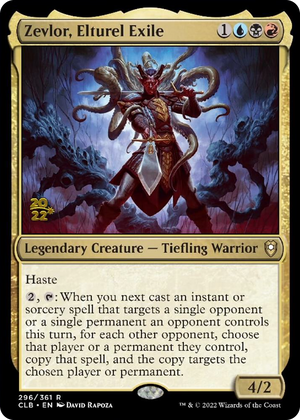 0296 Zevlor, Elturel Exile R Prerelease Cards