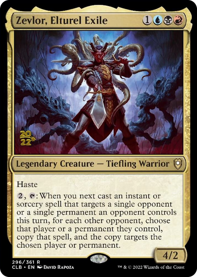 0296 Zevlor, Elturel Exile R Prerelease Cards
