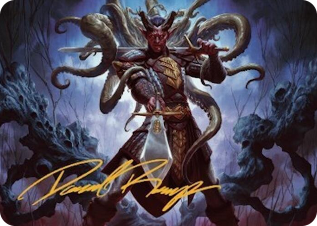 0042 Zevlor, Elturel Exile Art Card (42/81) (Gold-Stamped Signature) S Art Series: Commander Legends: Battle for Baldur's Gate