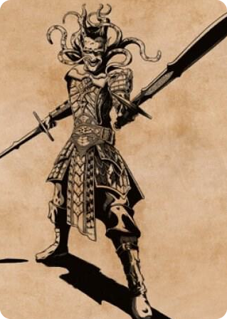 0078 Zevlor, Elturel Exile Art Card (78/81) S Art Series: Commander Legends: Battle for Baldur's Gate