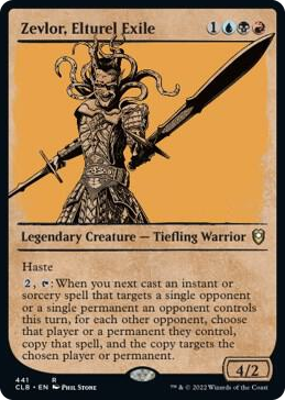 Zevlor, Elturel Exile (Showcase) #441 R - Commander Legends: Battle for Baldur's Gate Pokemon card