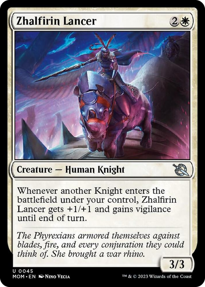 Zhalfirin Lancer #45 U - March of the Machine Pokemon card