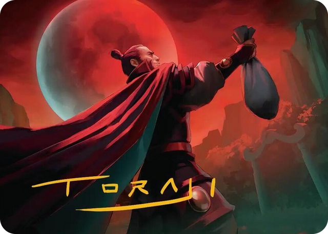 0011 Zhao, the Moon Slayer Art Card (Gold-Stamped Signature) S Art Series: Avatar: The Last Airbender