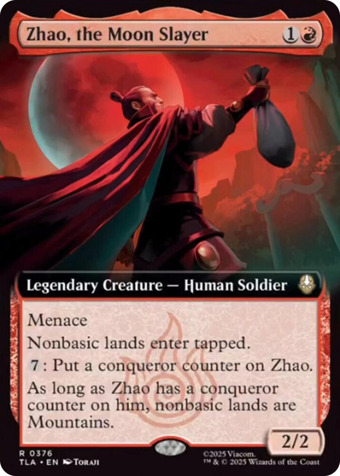 Zhao, the Moon Slayer (Extended Art) #376 R - The Last Airbender Pokemon card