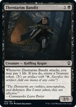 Zhentarim Bandit #158 C - Commander Legends: Battle for Baldur's Gate Pokemon card