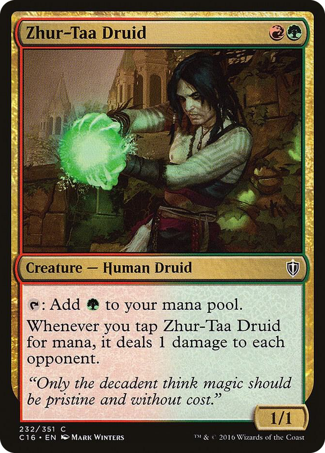Zhur-Taa Druid #232 C - Commander 2016 Pokemon card