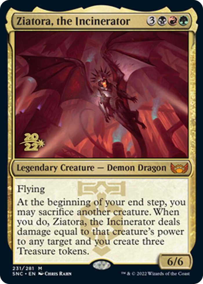 Ziatora, the Incinerator #231 M - Prerelease Cards Pokemon card