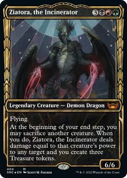0404 Ziatora, the Incinerator (Gilded Foil) M Streets of New Capenna