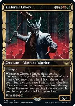 0405 Ziatora's Envoy (Gilded Foil) R Streets of New Capenna