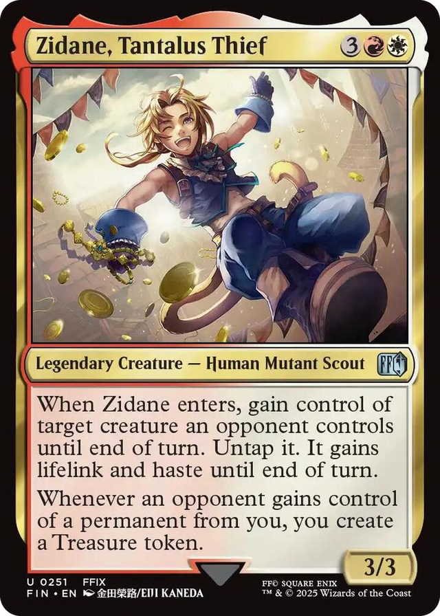 0251 Zidane, Tantalus Thief U FINAL FANTASY