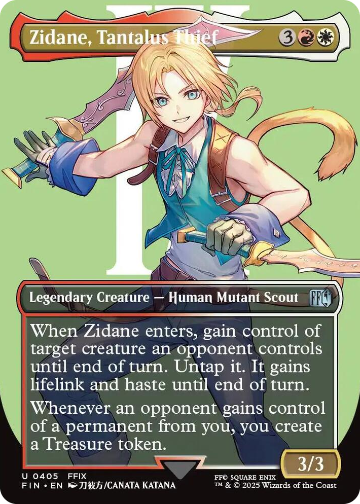 0405 Zidane, Tantalus Thief (Borderless) U FINAL FANTASY
