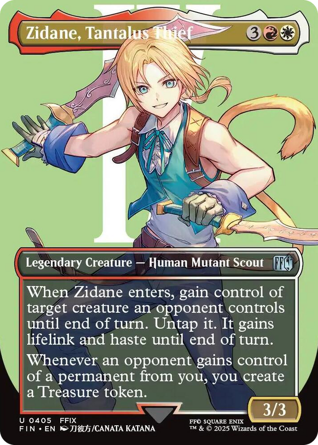 0405 Zidane, Tantalus Thief (Borderless) U FINAL FANTASY