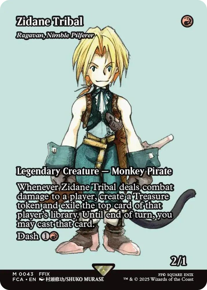 0043 Zidane Tribal - Ragavan, Nimble Pilferer (Showcase) M FINAL FANTASY: Through the Ages