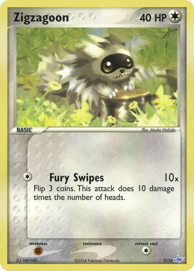 0007 Zigzagoon Common EX Trainer Kit 1: Latias & Latios