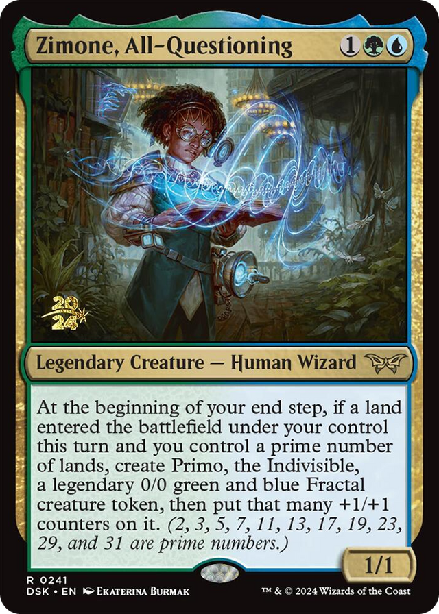 0241 Zimone, All-Questioning R Prerelease Cards