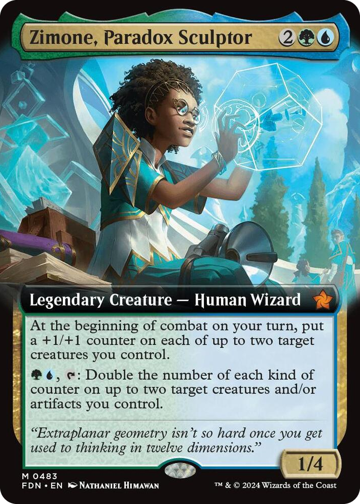0483 Zimone, Paradox Sculptor (Extended Art) M Foundations