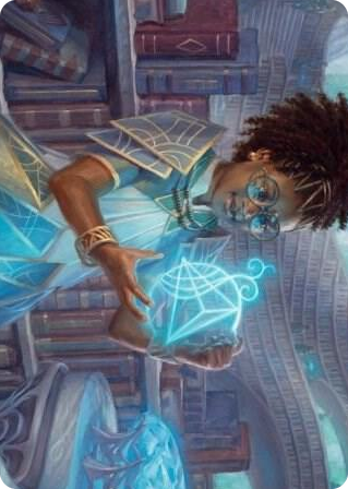 0046 Zimone, Quandrix Prodigy Art Card S Art Series: Strixhaven