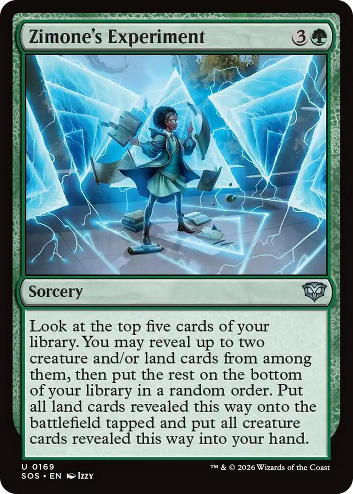 Zimone's Experiment #169 U - Secrets of Strixhaven Pokemon card