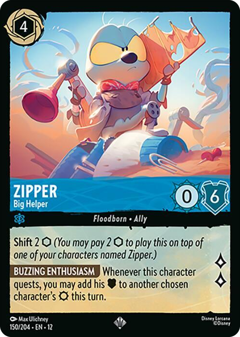 0150 Zipper - Big Helper Super Rare Wilds Unknown