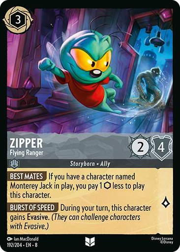 0192 Zipper - Flying Ranger Uncommon Reign of Jafar