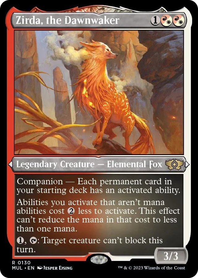 0130 Zirda, the Dawnwaker (Foil Etched) R March of the Machine: Multiverse Legends