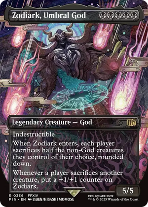 0336 Zodiark, Umbral God (Borderless) R FINAL FANTASY